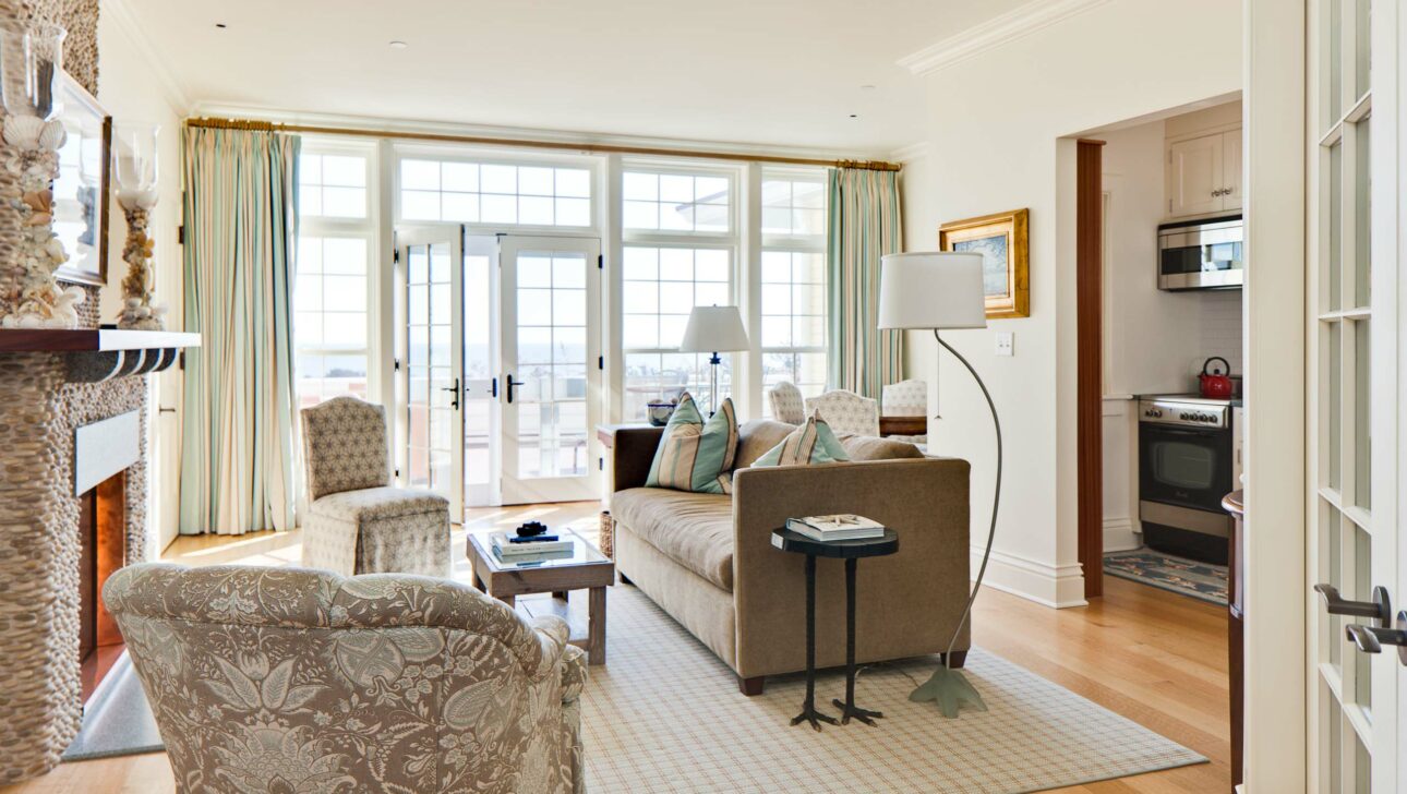 Block Island Suite living room.