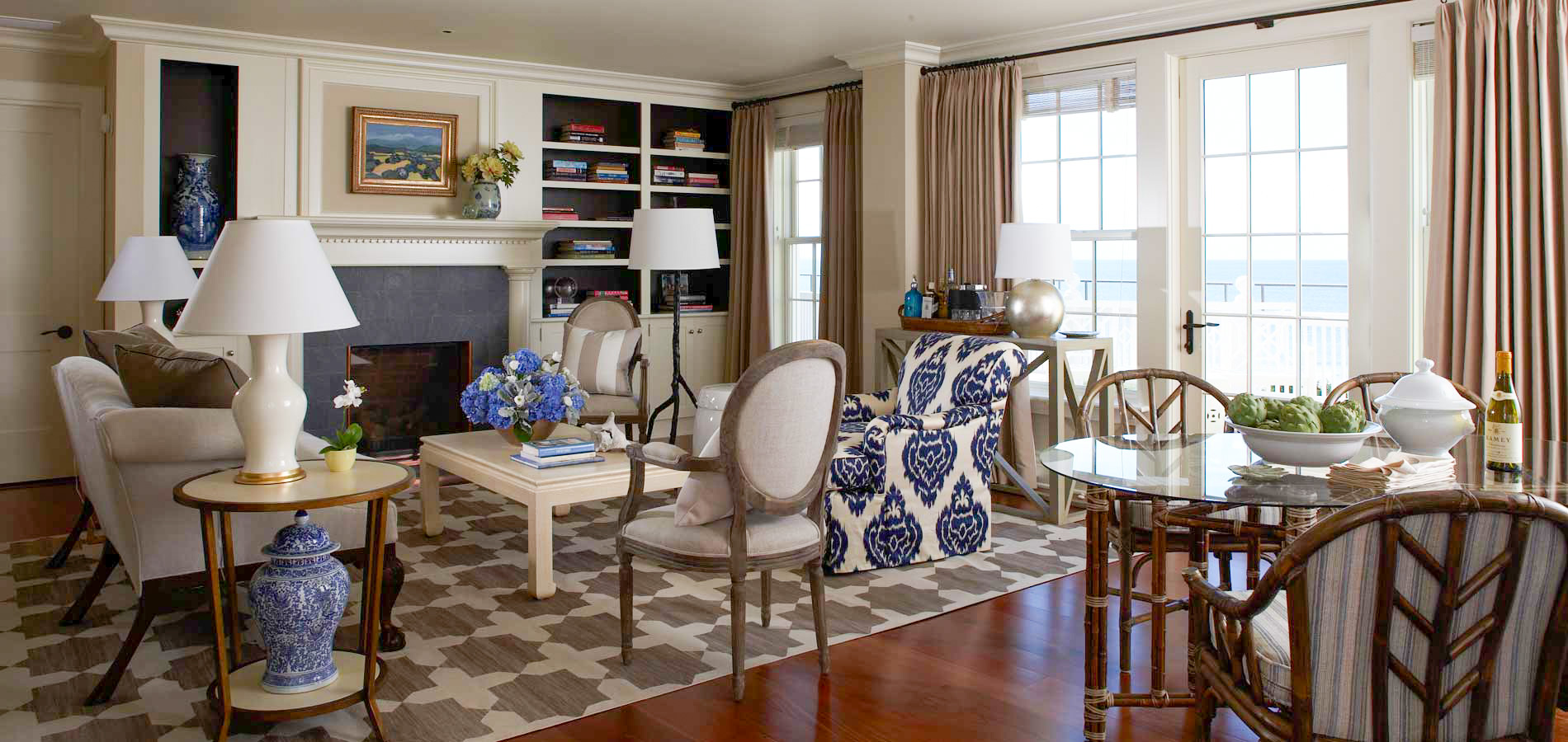 Ocean Bluff Suite living room.