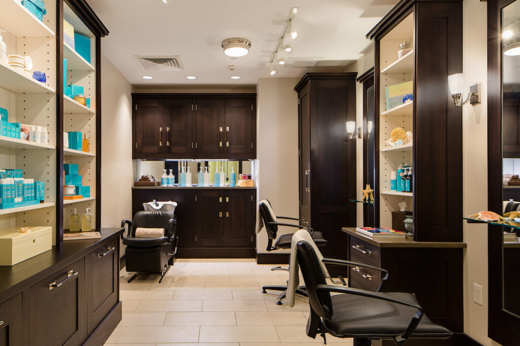 Salon at the Ocean House Hotel.