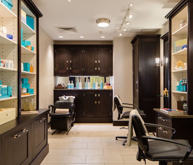 Salon at the Ocean House Hotel.