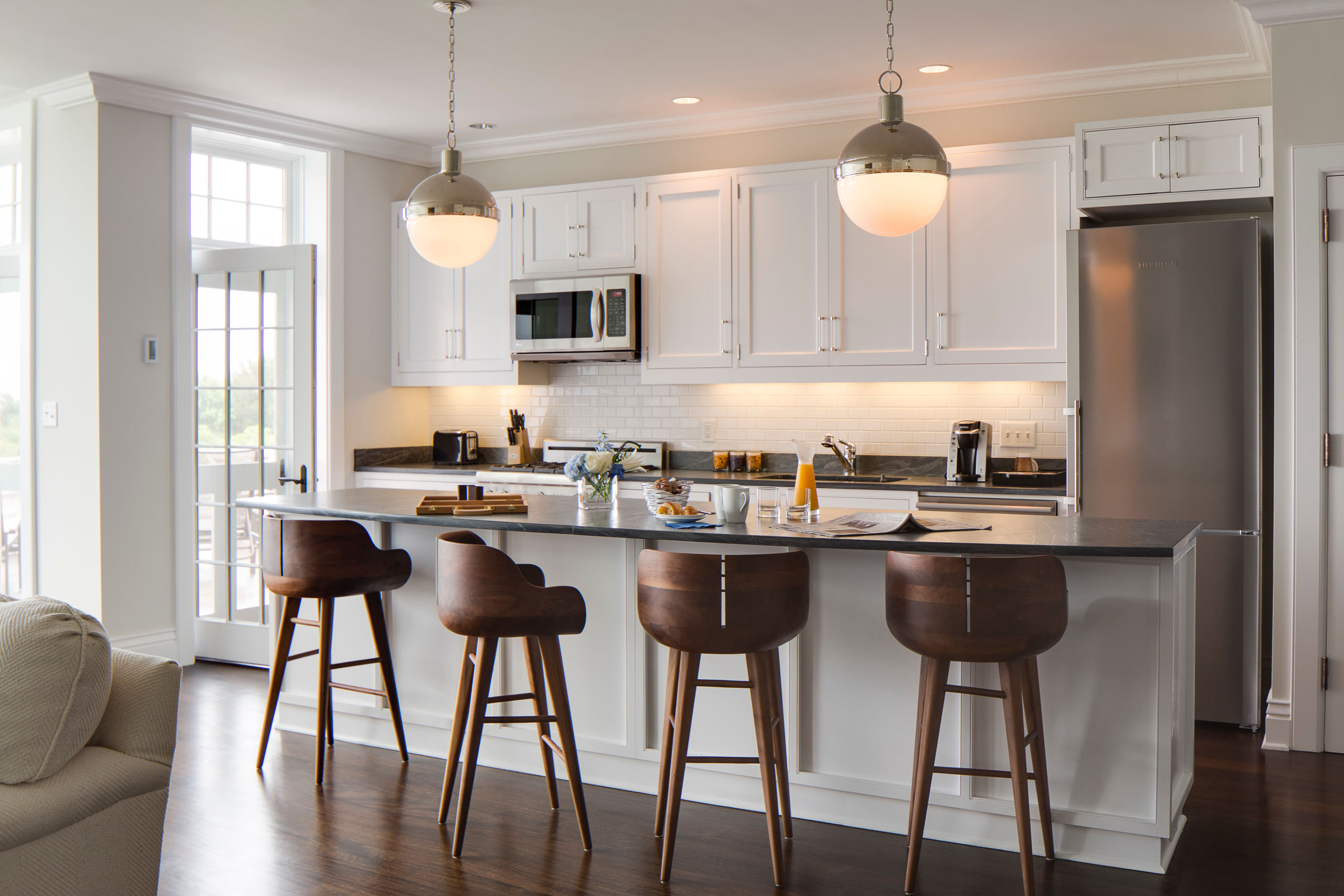 Sea Glass Suite kitchen.