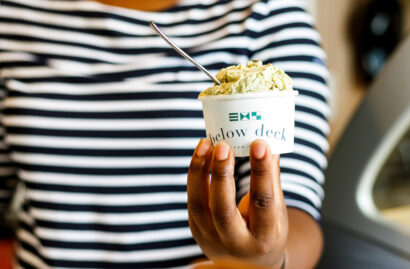 A cup of Below Deck ice cream.