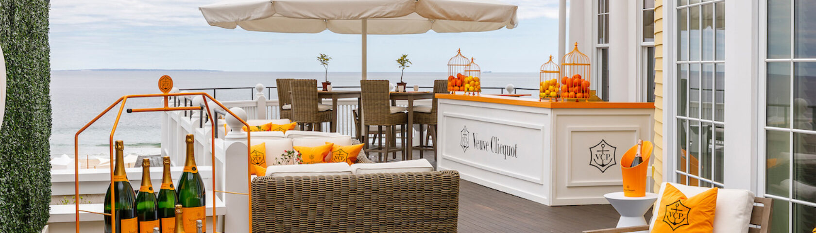 Secret Garden Champagne bar.