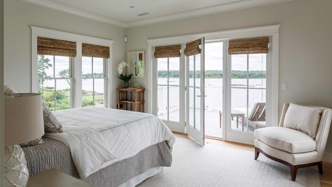 Sunset Cove bedroom with an open veranda.