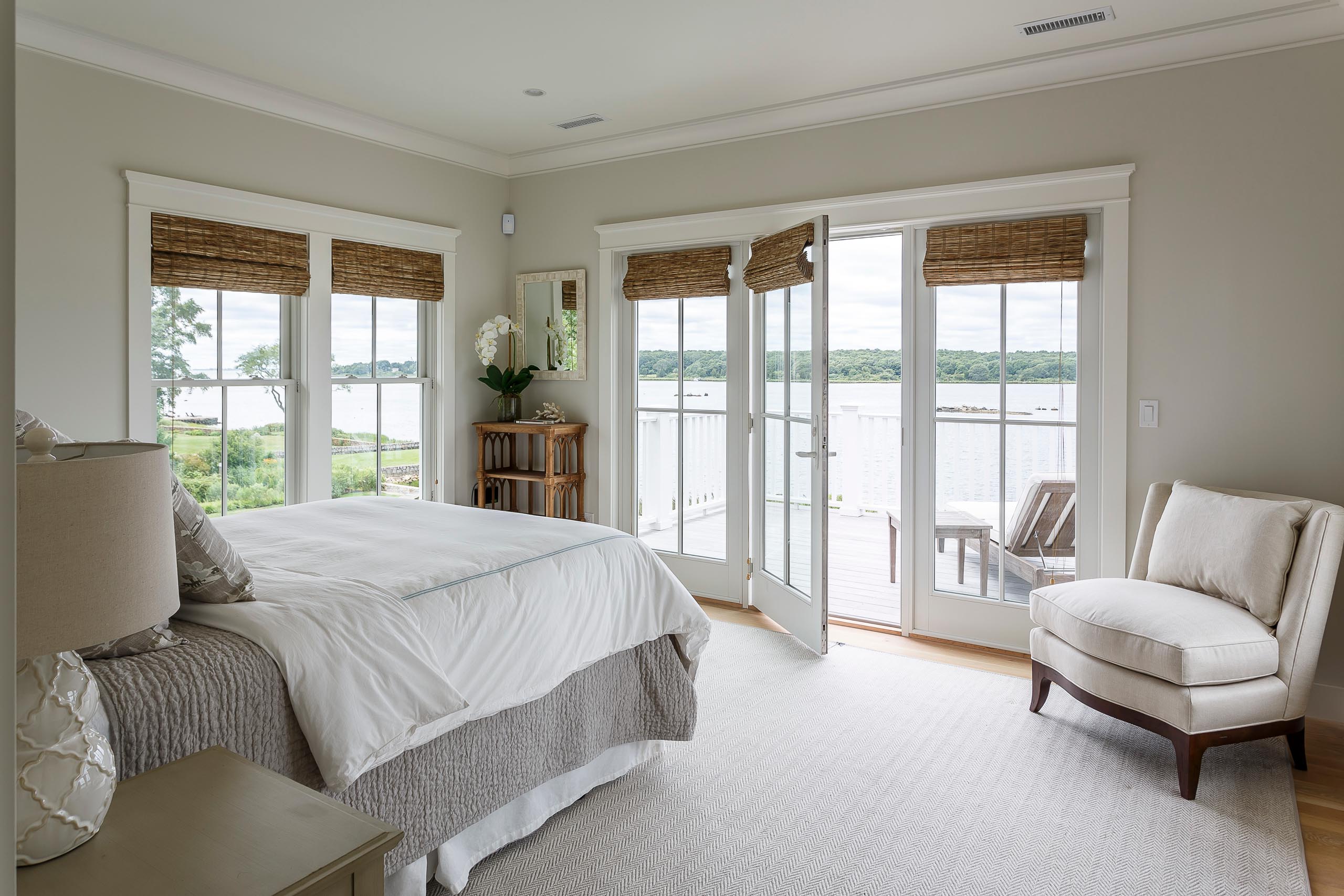 Sunset Cove bedroom with an open veranda.