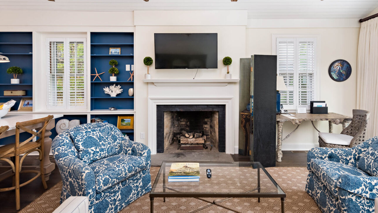 The School House cottage living room.