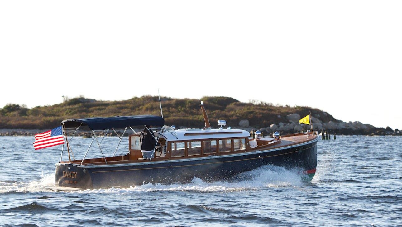 Dandy yacht on the water.