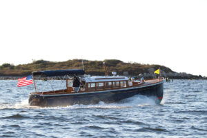 Dandy yacht on the water.