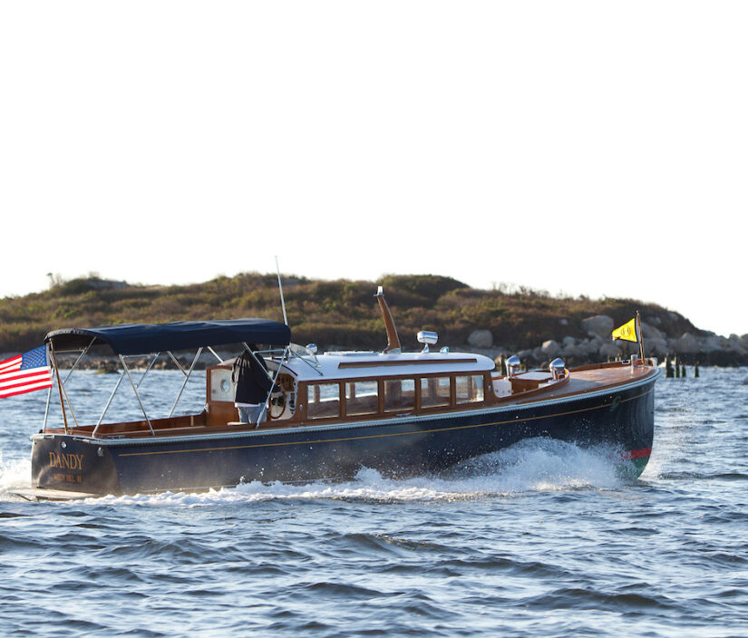 Dandy yacht on the water.